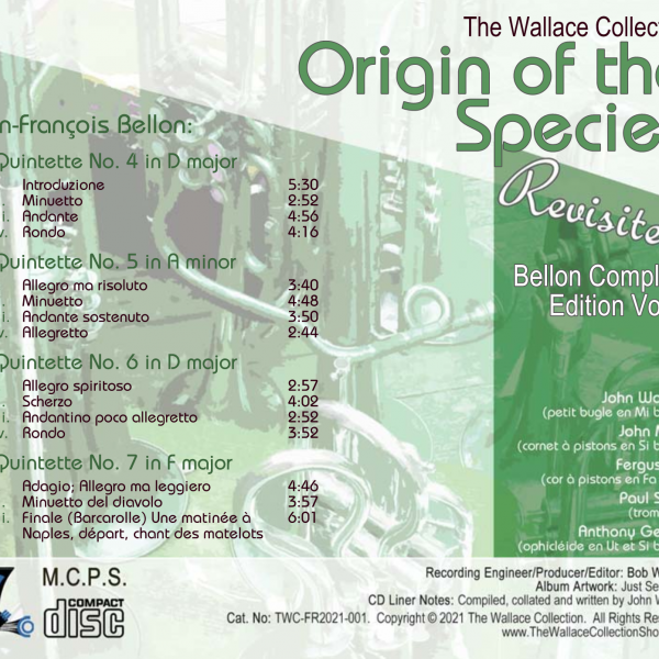 CD: Origin of the Species Revisited - Back